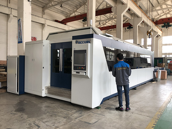 Машини лазерного різання металевих волокон Accurl 1000W 2000W 3000W 4kw